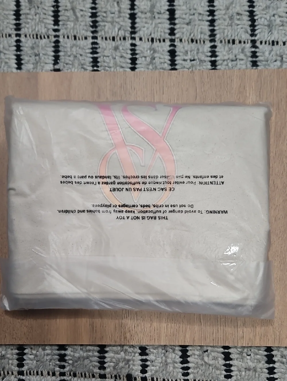 Victoria's Secret Ombre Monogram Logo Tote Bag NEW MSRP $49.95 Mothers Day